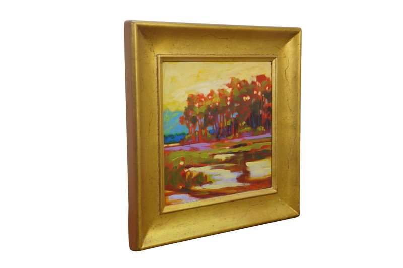 Betty Anglin Smith 2000 Pines Landscape Oil Painting on Canvas 18" gallery