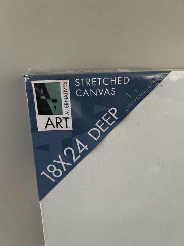 Art Alternatives 18x24 3-Inch Deep Stretched Canvas