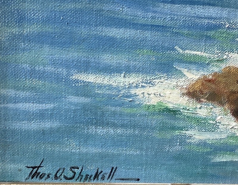 The Highlands Point Lobos Carmel California 1930 Thomas O. Sheckell Original Oil gallery