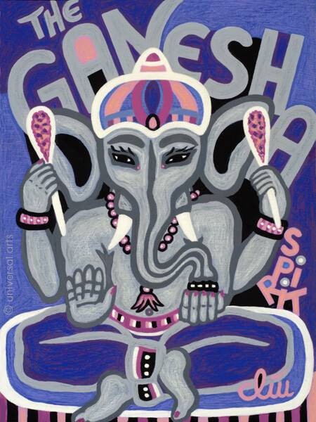 JACQUELINE DITT – The Ganesha Spirit 2021 Original Painting Elephant