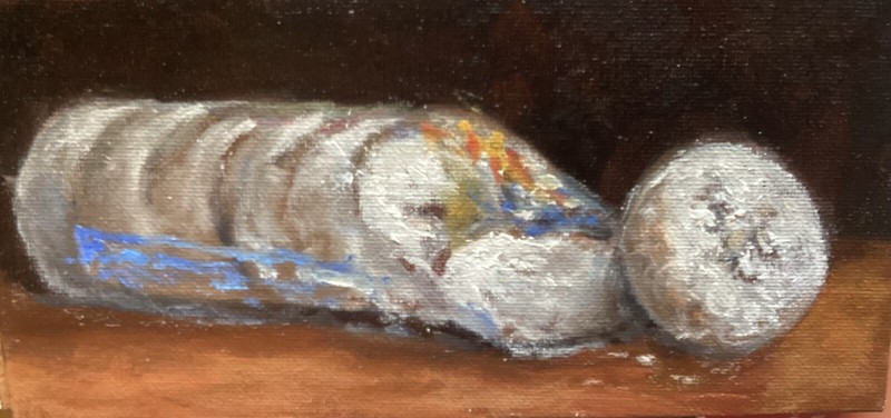 Mini Donuts – Original Oil Painting