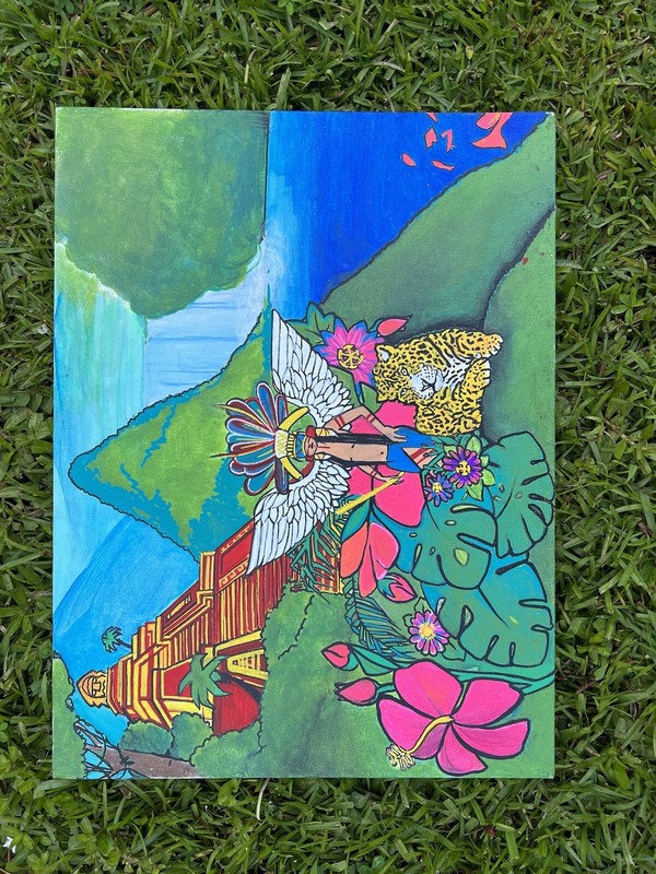 Azteca Cultura Canvas Painting gallery