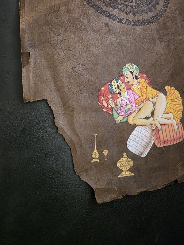 Indian Miniature Painting Of Love Scene Plus Extra gallery