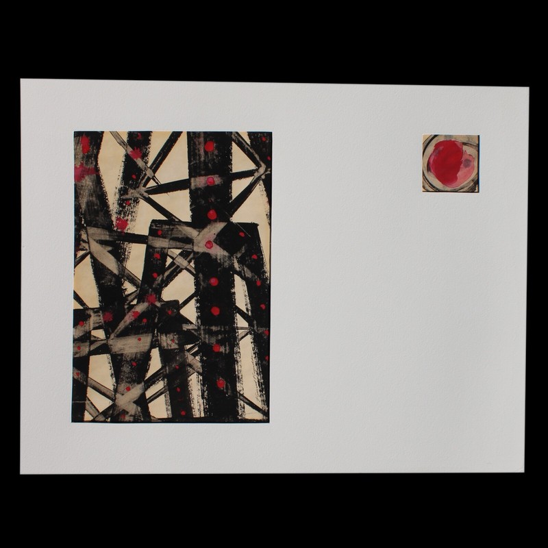 ABSTRACT MODERNIST CALIFORNIA PAINTING RICHARD REYNOLDS LISTED STOCKTON UOP ART