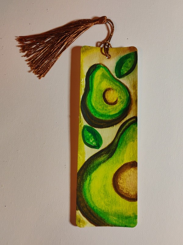 Hand-painted Watercolor Bookmark
