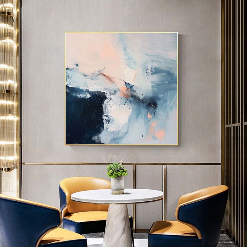 Large Textured Abstract Acrylic Oil Painting On Canvas Handmade Artwork A180 gallery