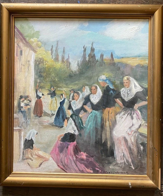 Anna Lisa Kurtze-Gutermuth °Procession Women Church Trachten Religion Listed