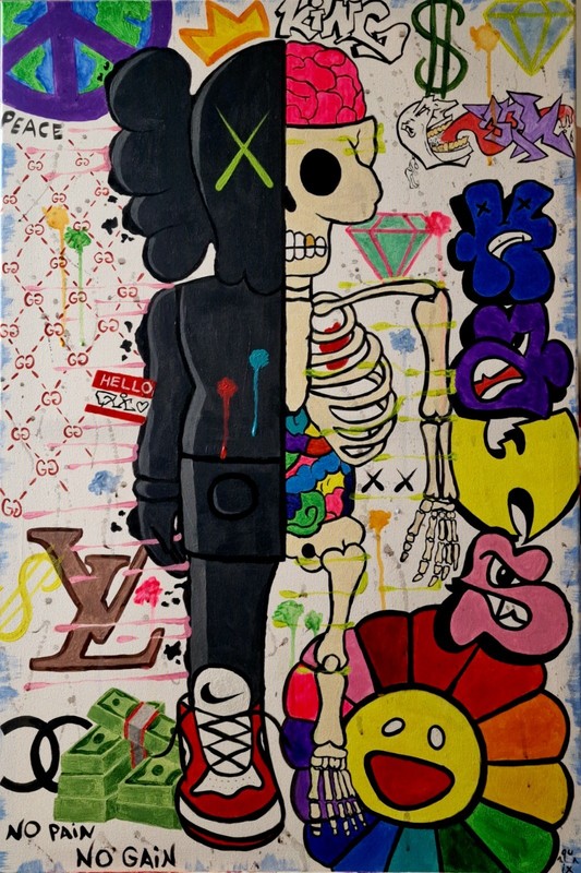 The painting is painted in 60×90 oil. gallery