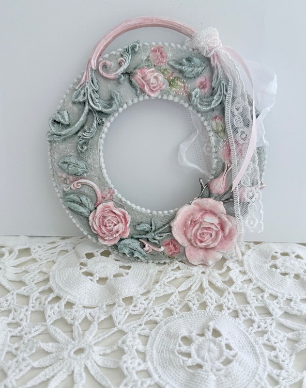 Hand Painted /Wall Decor/Shabby Chic Style/ Roses gallery