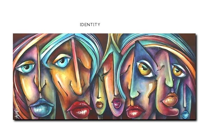 urban expression painting Michael Lang art