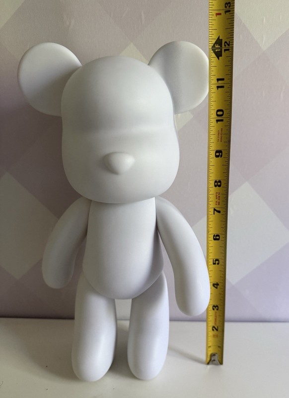 DIY Fluid Bear Pour Painting 12 inches
