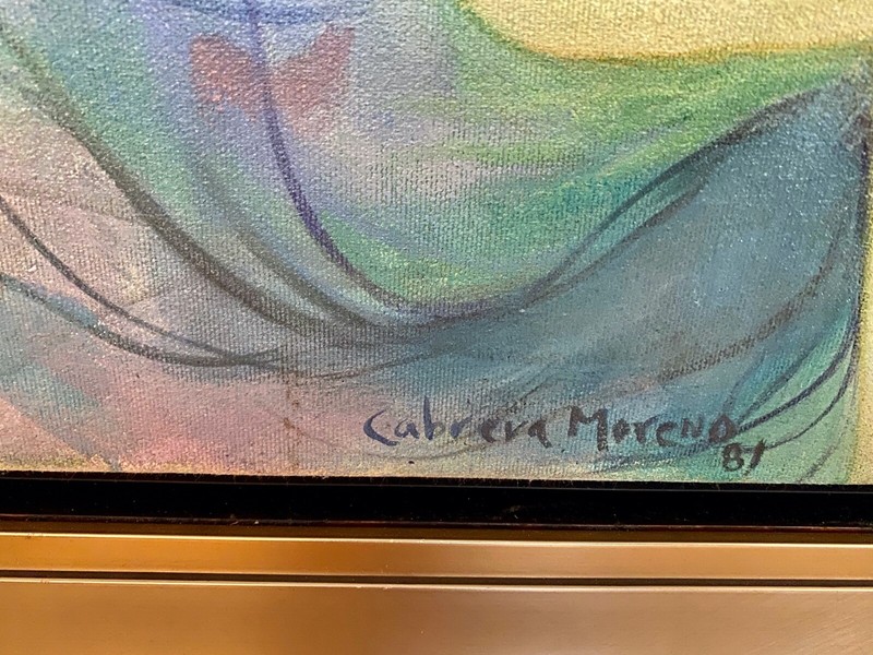 Servando Cabrera Moreno Cuban Painting "Dos Mujeres" gallery