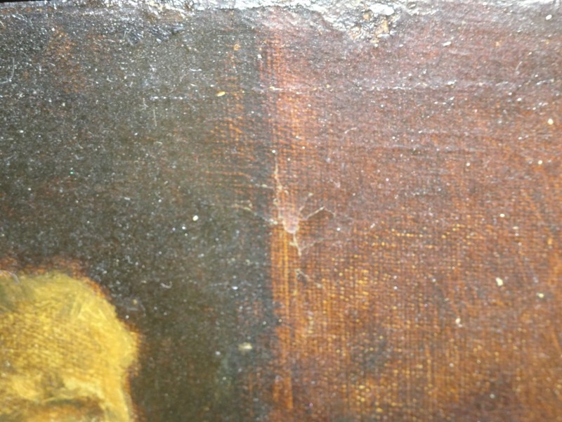 Fine Restored Original Düsseldorf School Oil Painting of a Aged Woman, c.1870 gallery