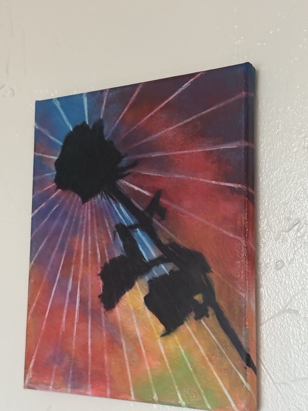 Small Abstract Canvas Painting Wall Art Unframed Single Piece gallery