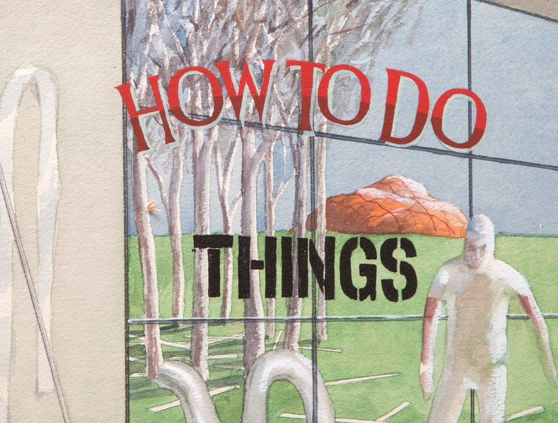 Lawrence Preece, How to Do: Things, Watercolor on Paper, signed in pencil gallery
