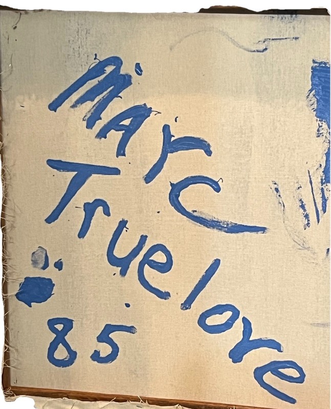 VTG Original Abstract Expressionist Art Work Acrylic Painting Marc Truelove 85” gallery
