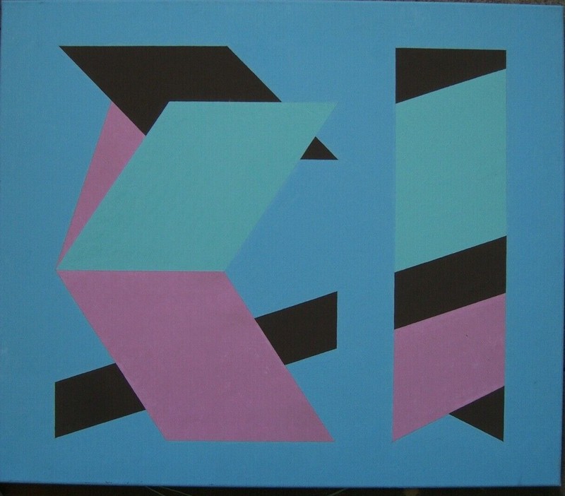 Horst Hermann Schweitzer *1936 – 2020 Abstract Composition Geometry Shapes