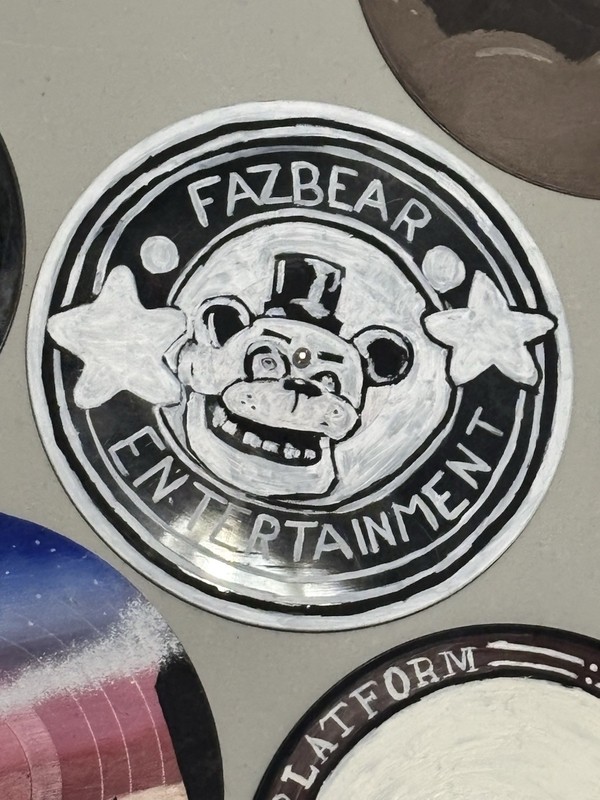 Hand Painted Some Warped Records Vinyl Record gallery