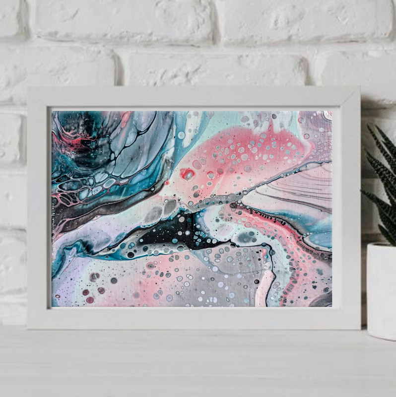 Modern Abstract Acrylic Picture 18x24cm Art Painting on Canvas gallery