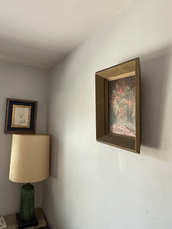 ANDRE EVEN FRENCH ANTIQUE MODERN STILL LIFE ABSTRACT OIL PAINTING VINTAGE 1950s gallery