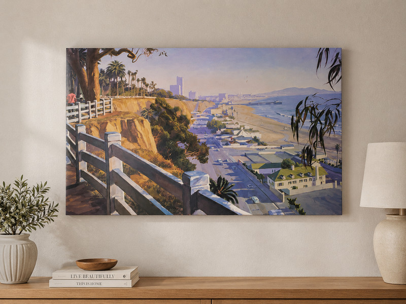California Coast Beach Landscape Wall Decor