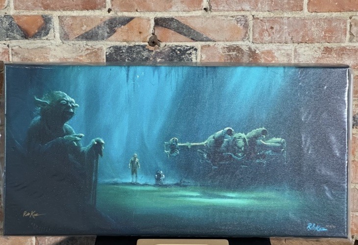 Star Wars “Lifting the X-Wing” Giclée Canvas Rob Kaz AP 2/20 Signed COA