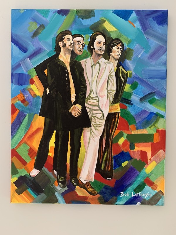 🆕2️⃣0️⃣2️⃣0️⃣Original Acrylic Painting🖼Beatles‼️