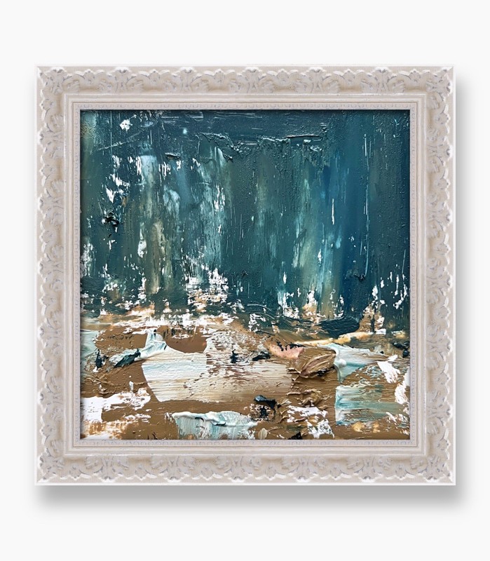 Cape Cod Massachusetts • Abstract Seascape Painting • Modern Coastal Home Decor