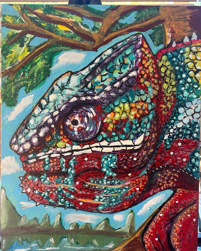 Chameleon 11×14
