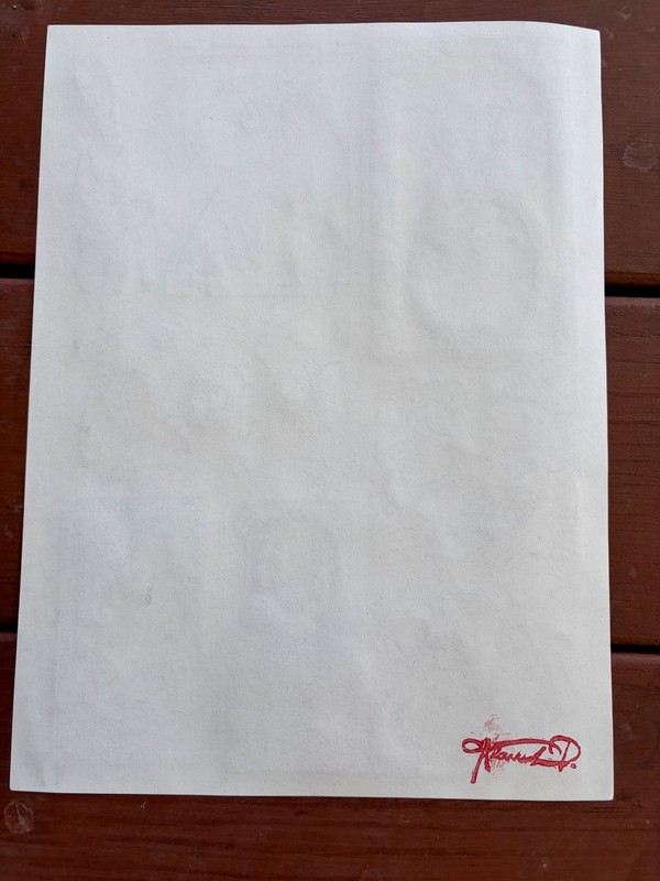 Original Studio Ghibli Linocut 1/10 Print By Alannah Dyer- 9x12 in. Red Printing gallery