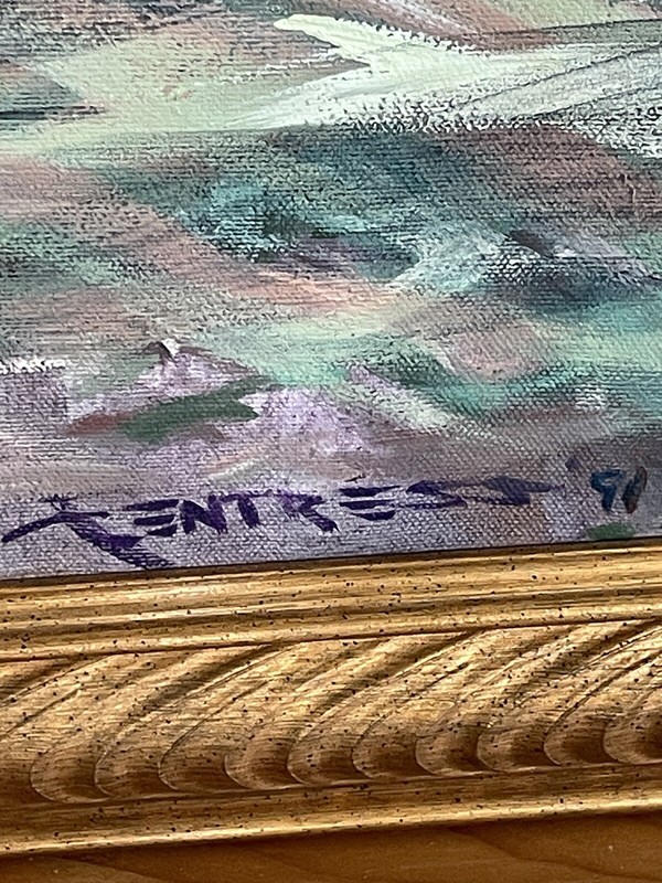 Norfolk VA Artist Tom Fentress, Impressionism Painting, Sisters, 30” x 24” gallery