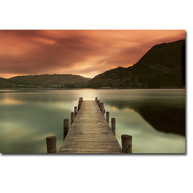 Ullswater by Mel Allen Gallery-Wrapped Canvas Giclee Art (12 in x 18 in)