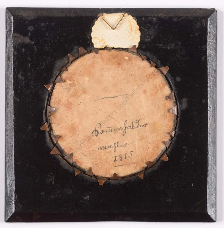 Jakob Sommerhalder (d. after 1832) "Portrait of a young hunter", fine miniature gallery