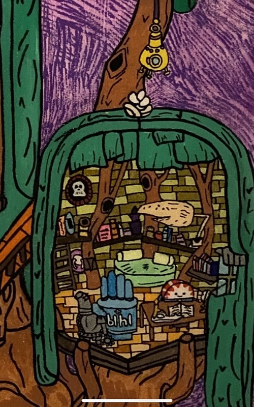 Handpainted Glossed Adventure Time Treehouse gallery