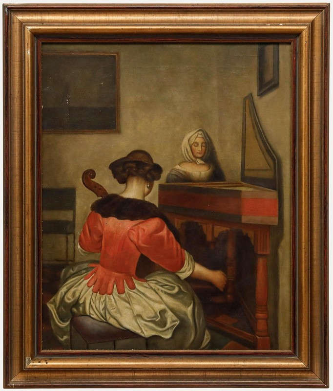 After Gerhard ter Borch (1617-1681) – 19th Century Oil, The Concert