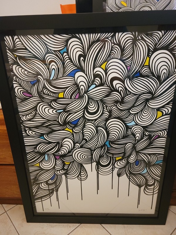 Original Simon Kef ! Cosmic Flavour #6 Artist Proof 18/25 with COA