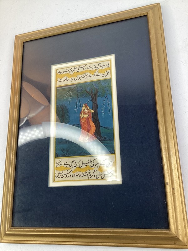 Portrait Of Indian Lady Traditional Look – Hand painted Painting 8×12