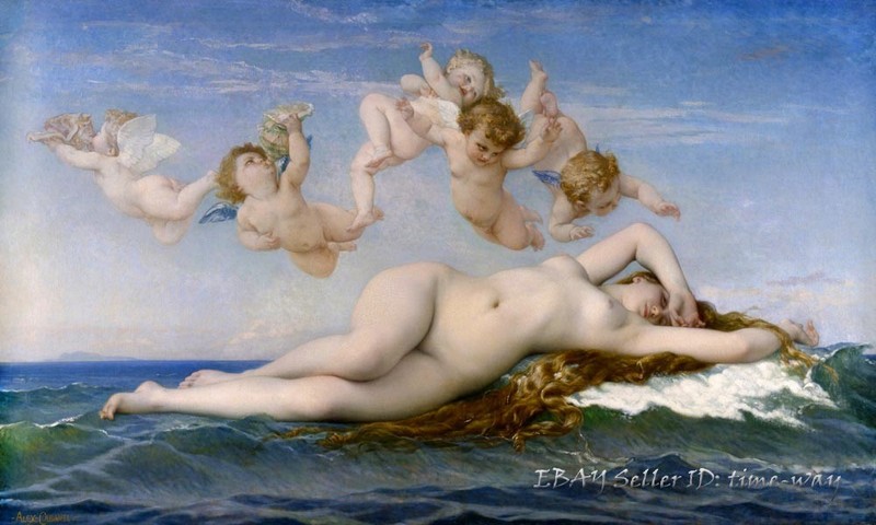 The Birth of Venus Oil Painting Wall art Giclee Printed on Canvas P2423