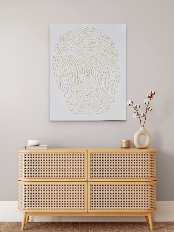 Paintings on canvas Fingerprint Original Signed by author Inna Parkhomenko gallery