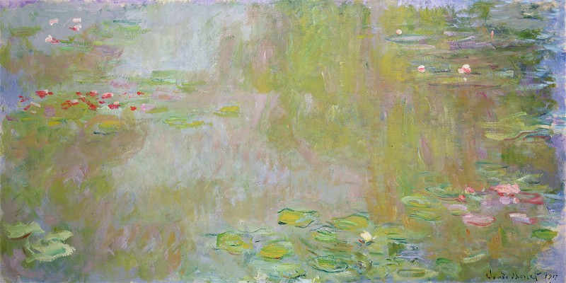 Hand-painted Oil Painting Claude Monet – The Water-Lilies Pond (1917)