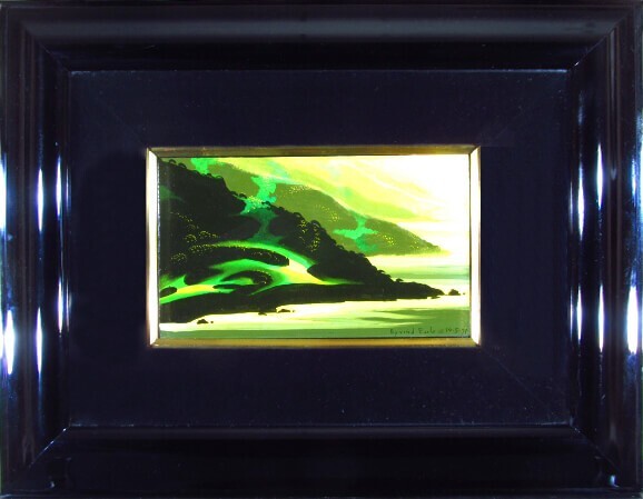 Rare Eyvind Earle Original Painting Acrylic on board Hand Signed Framed gallery