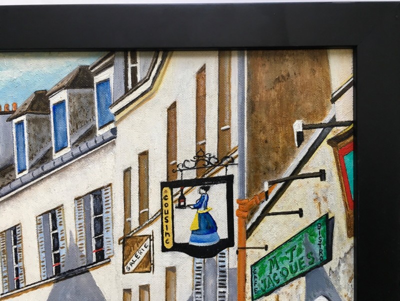 Contemporary Expressionism Amsterdam City Street Scene People Figures Mystery gallery