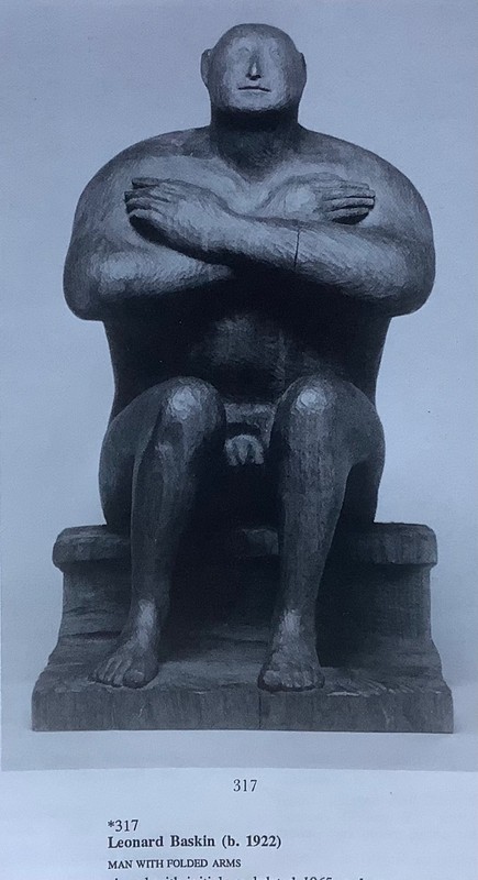 LEONARD BASKIN in Sotheby’s Auction Catalog 1988 American Sculpture and Painting