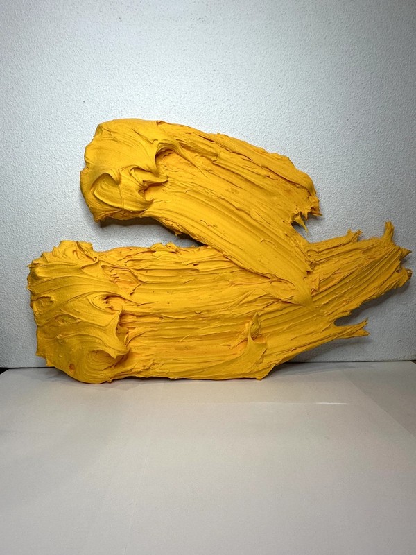Donald Martiny Stunning Sculptural Painting 2015. 12″ x 16″.