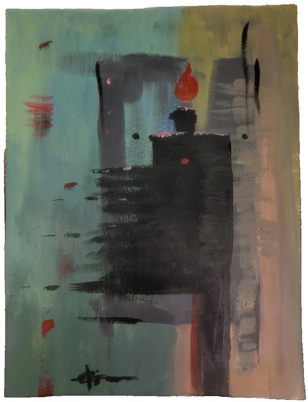 Eli D Camacho Original Painting Signed Acrylic Art Ooak The Kingdom Watchman 3