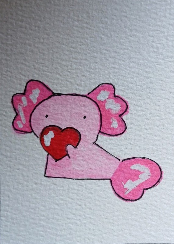 Aceo Mixed Media Art Card
