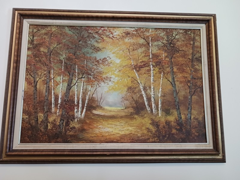 Original Oil On Canvas Landscape Painting By C.Innes Before 1932