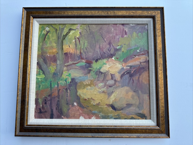 PATRICIA LEGRANDE PAINTING SERGEI BONGART IMPRESSIONIST LANDSCAPE CALIFORNIA