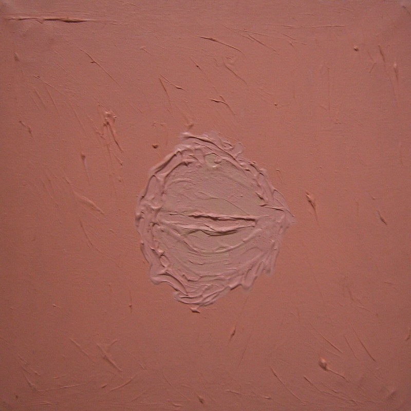 Oil Painting° Abstract Farbkomposition IN Pink Modern Type Loft Decor Structure