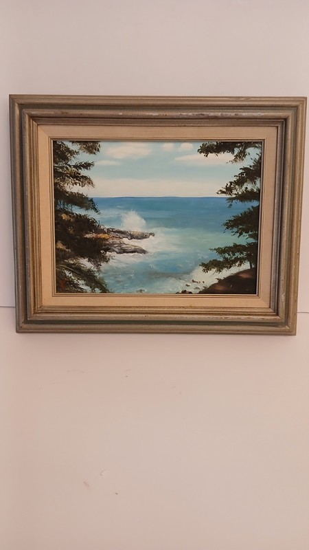 Original Oil Painting Done by A Talented Family Member In 1970, Wood Frame